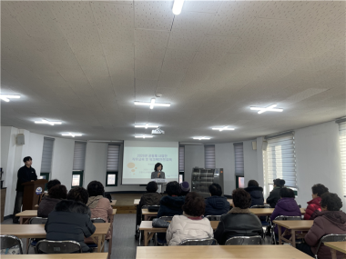 2026년 강릉시니어클럽 공동체사업단 직무교육 및 워크북(안전)교육 진행